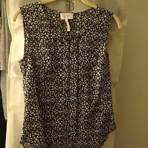 Black and white patterned shell